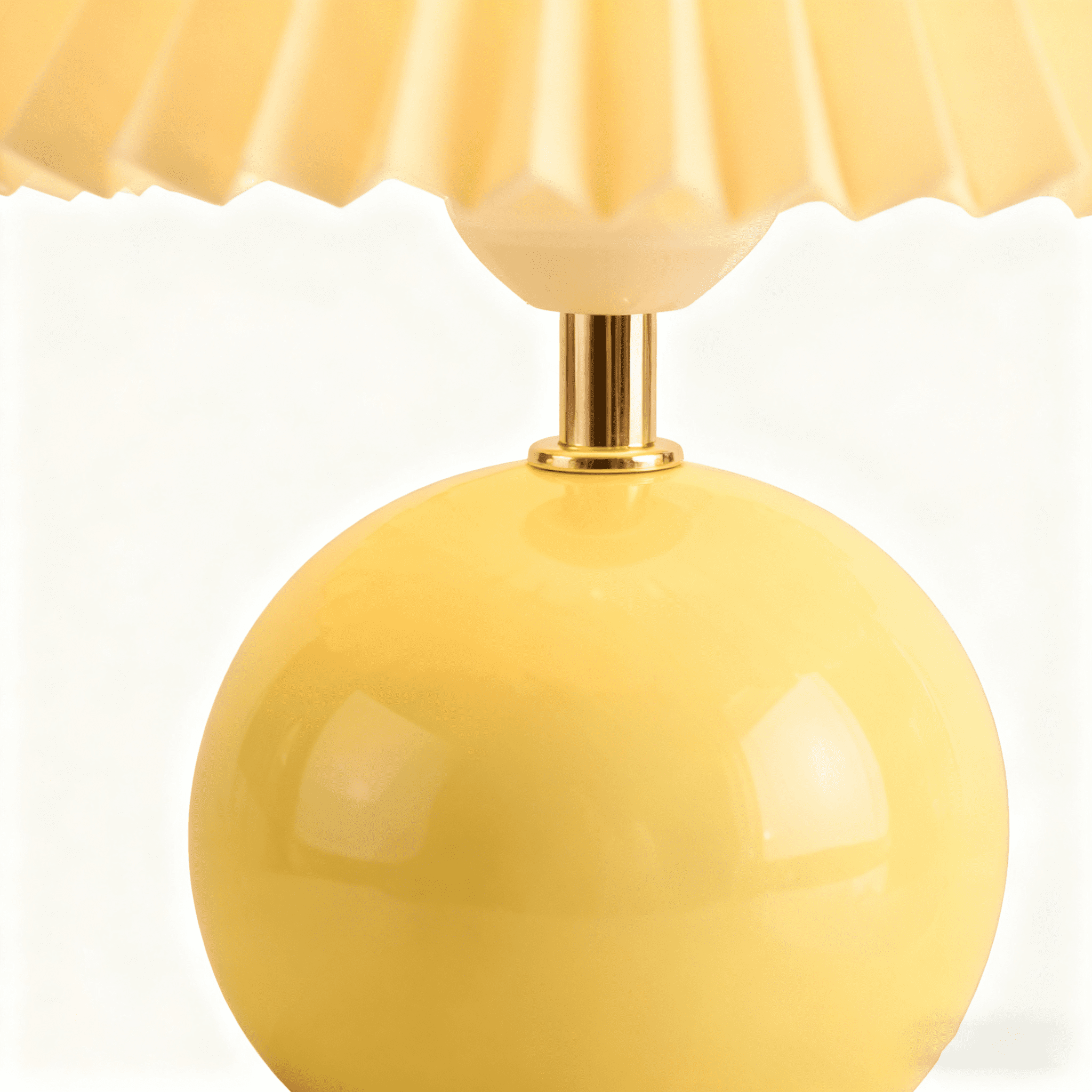 yellow creative ceramic night lamp