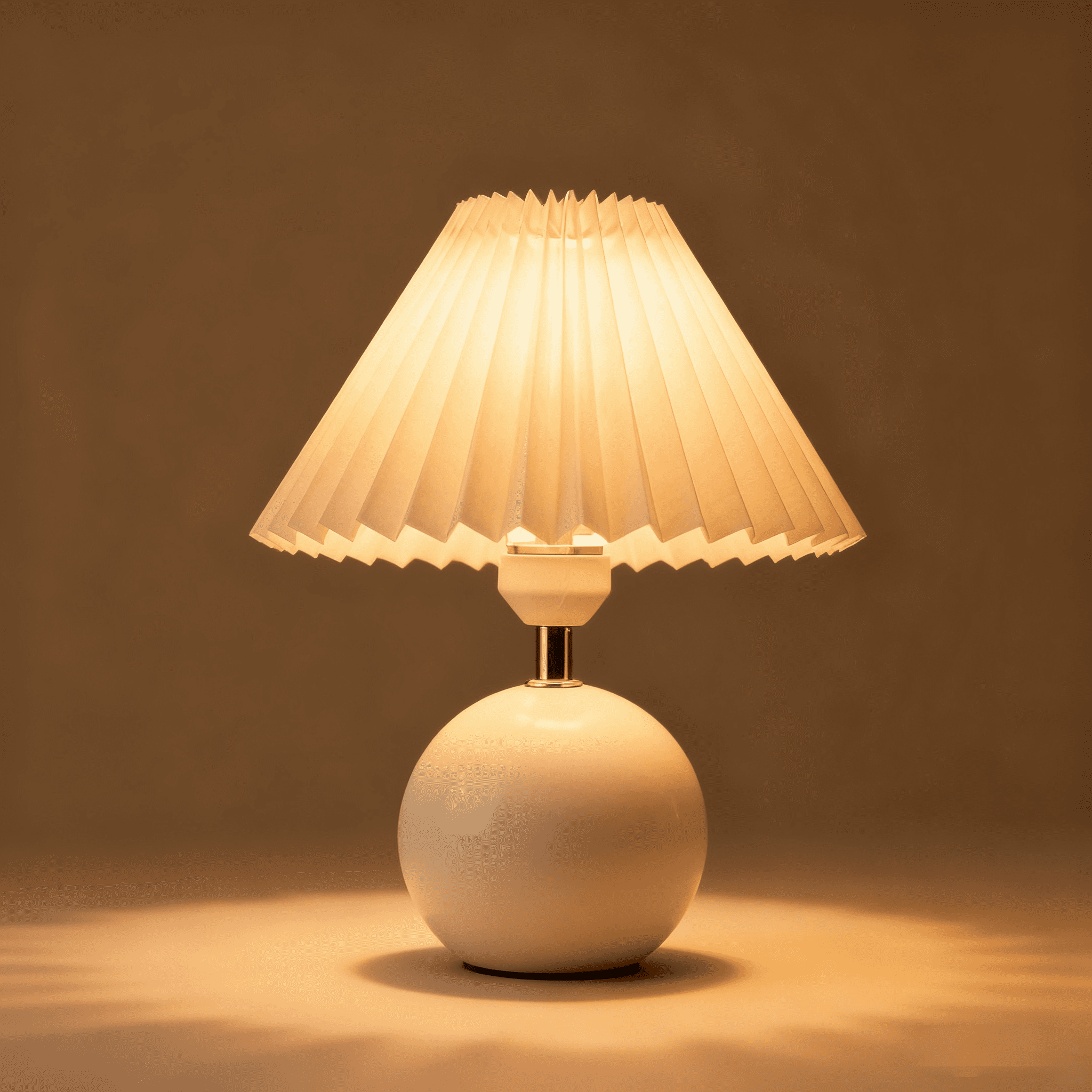 beige creative ceramic night lamp
