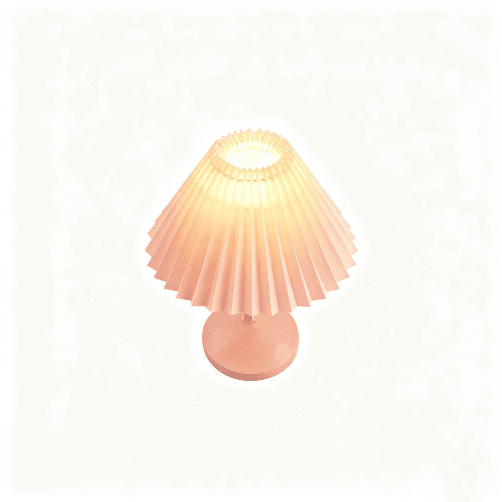 pink creative ceramic night lamp