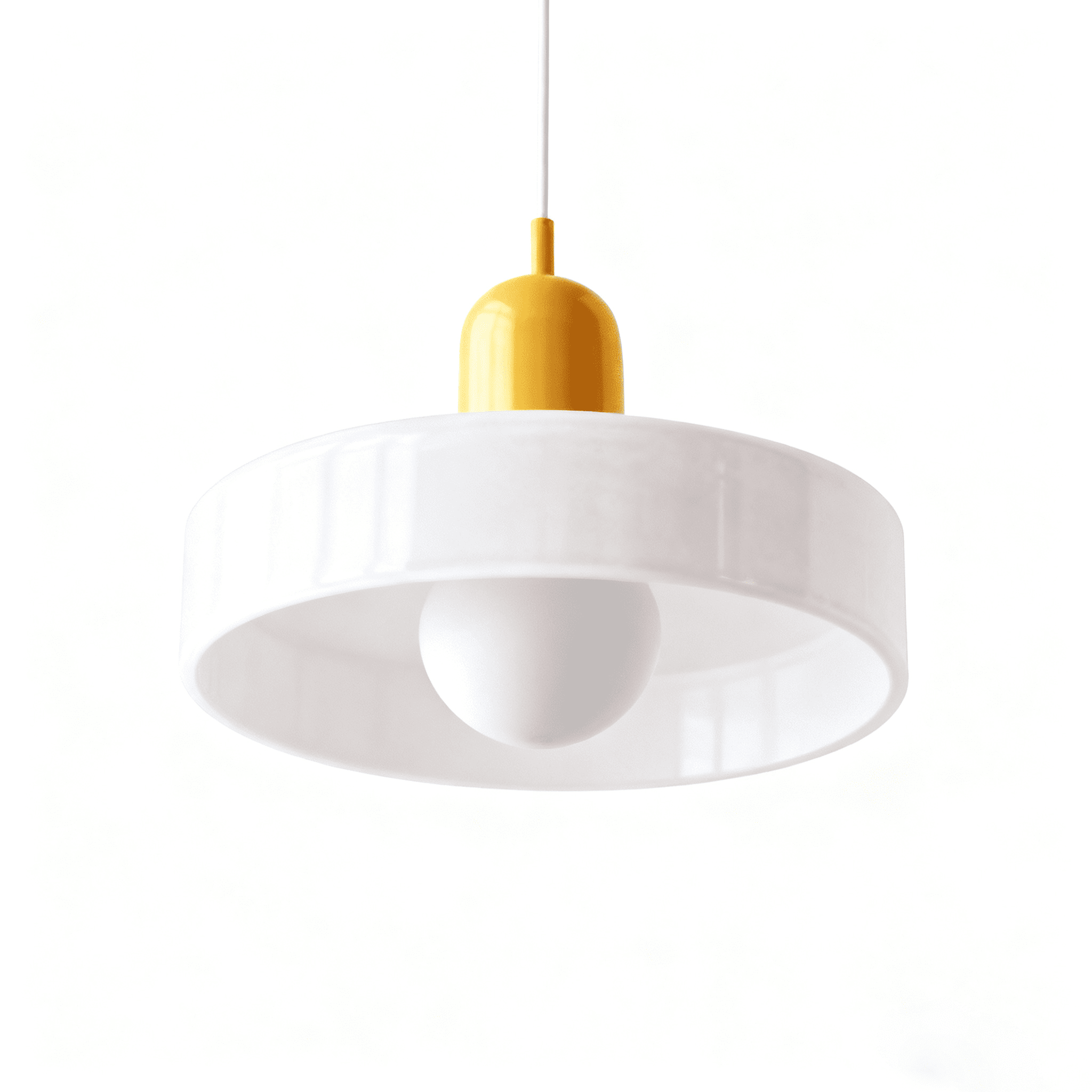 yellow chandelier pendant light
