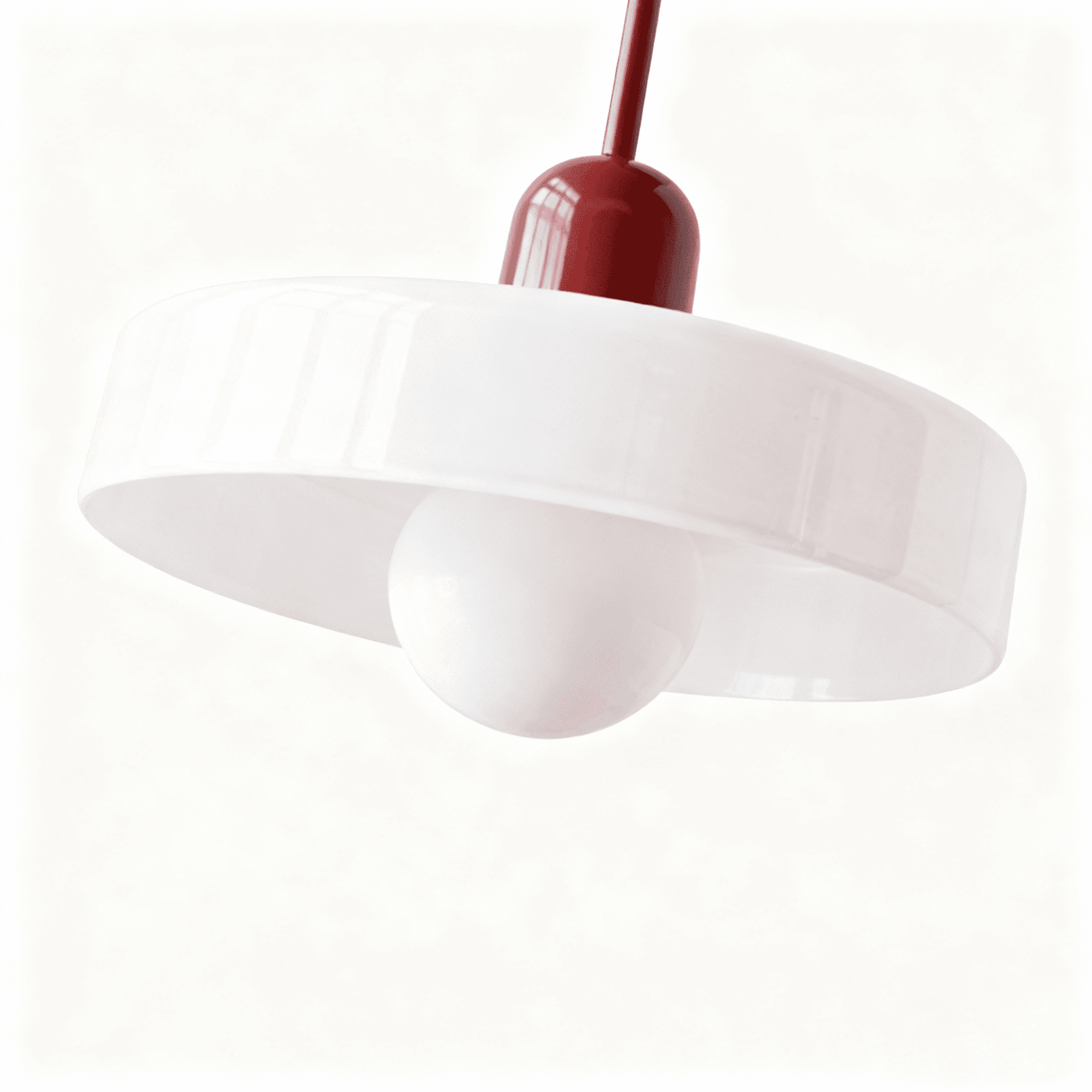red chandelier pendant light