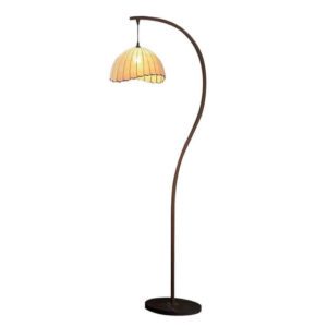 vintage s shaped crescent floor lamp